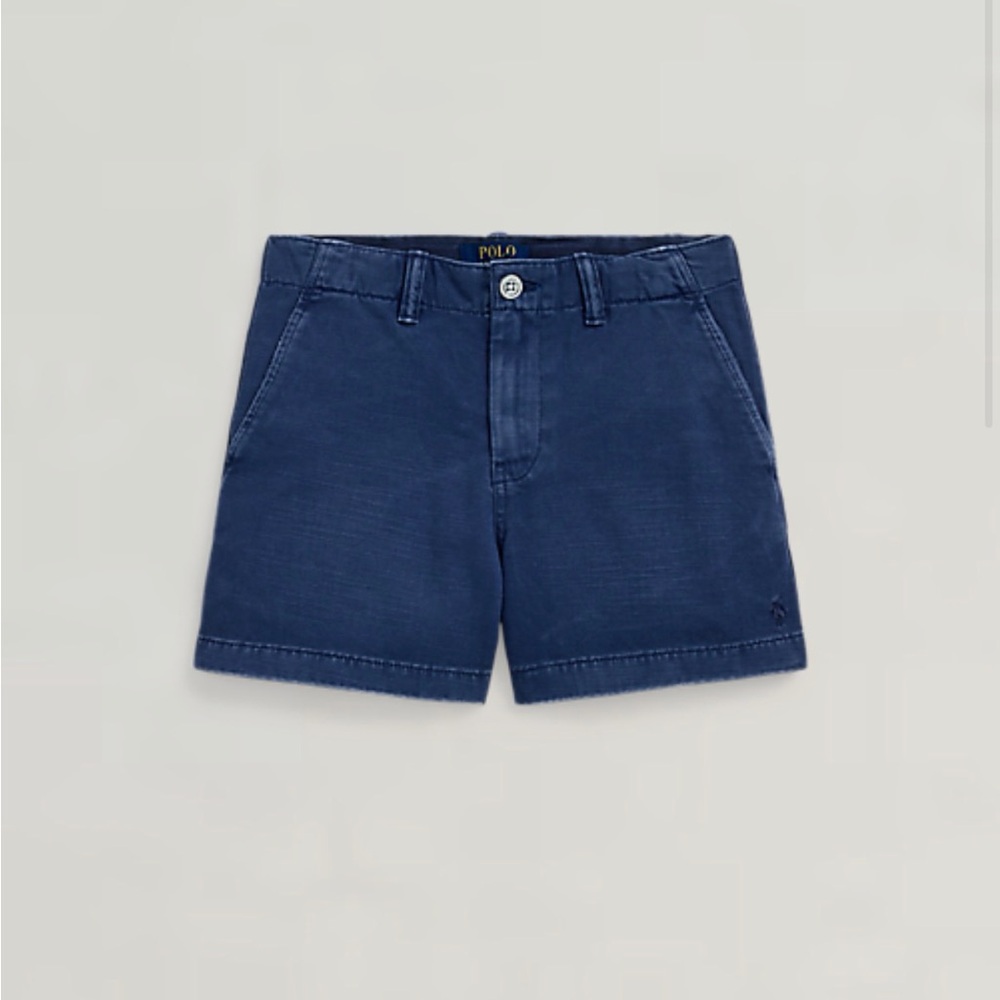 Polo by Ralph Lauren Dark Blue Flat Front Shorts